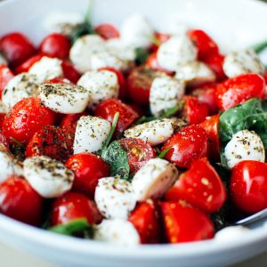 Grateful Fed foodie tour sample of a yummy Greek salad.